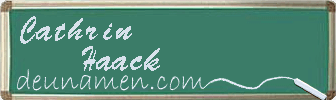 Cathrin Haack Visitenkarte